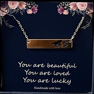 Monooc “S” Horse Good Luck Girls/ Woman’s Necklace‎